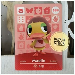 Genuine Animal Crossing amiibo card 388 Maelle